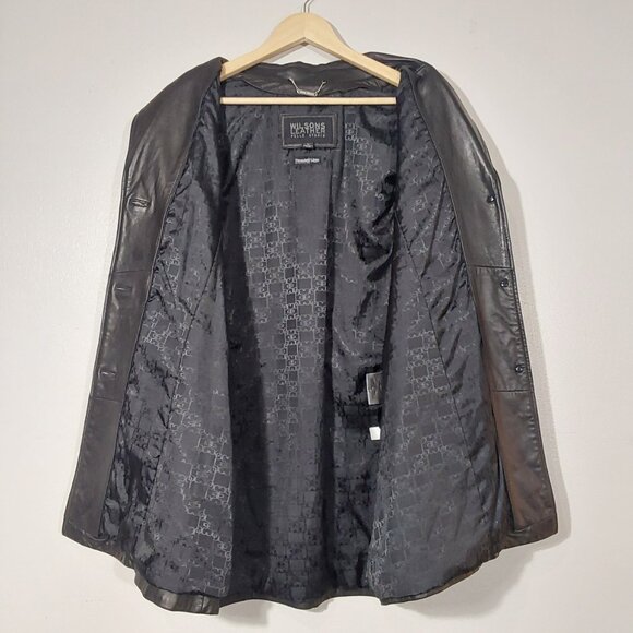 Vintage Wilson's Pelle Studio Thinsulate Leather Jacket Mid-Length Good Cond - L - Picture 11 of 16